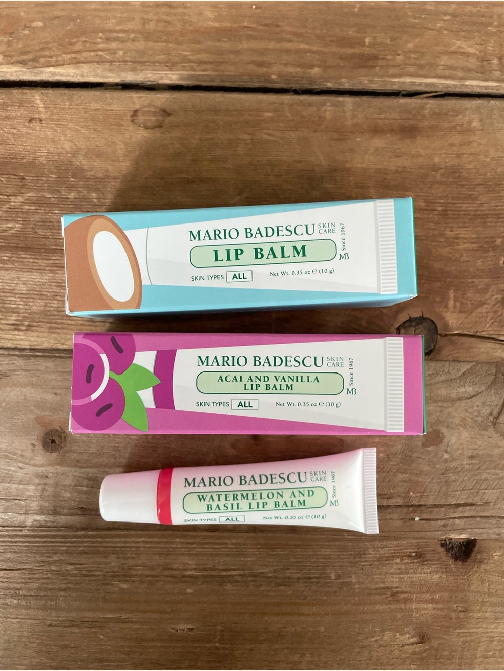 Mario Badescu: Lip Balm Set (Set of 3)